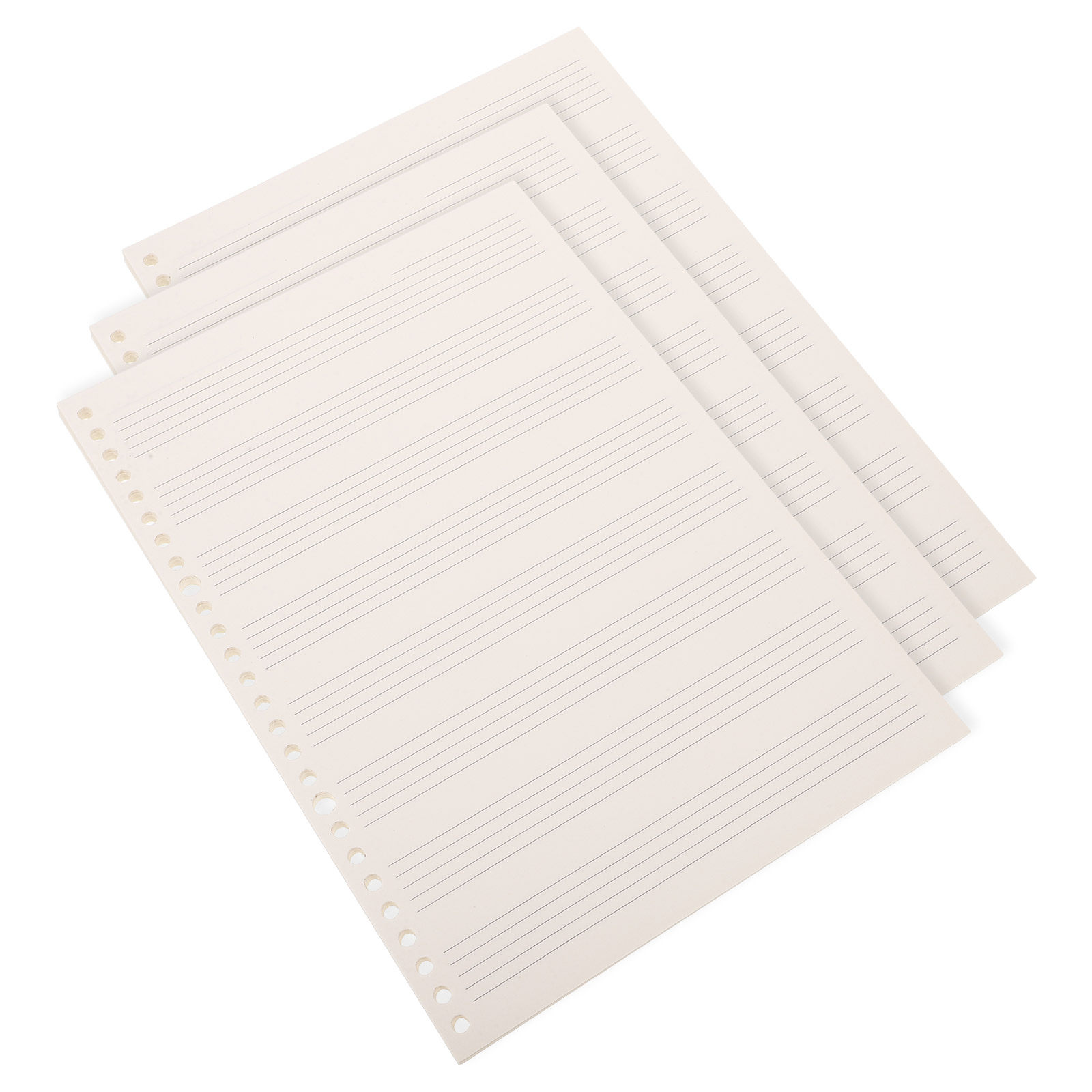 Blank Sheet Music Notebook - 3 unidades de caderno de partituras