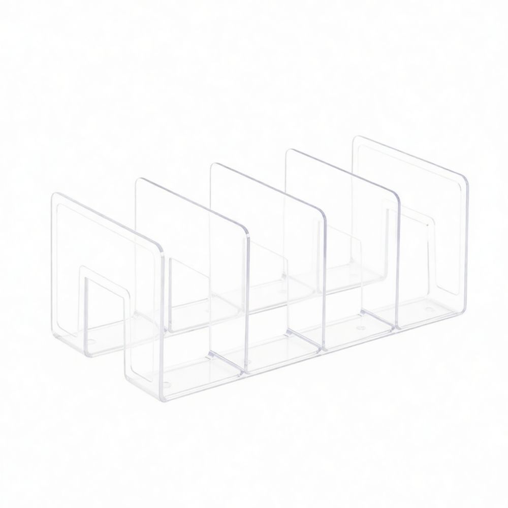 Clear Acrylic Book Stand Holder - Organizador de mesa em acrílico, com