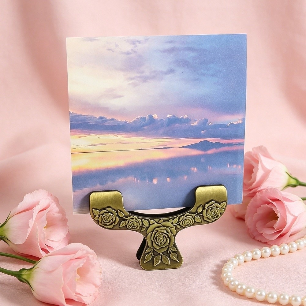 Stationery Books - Clipes de Metal Esculpidos Vintage para