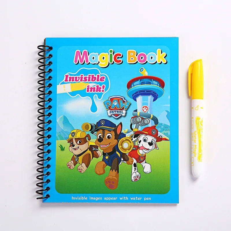 Reusable Water Magic Coloring Book - Livro de colorir com água mágica
