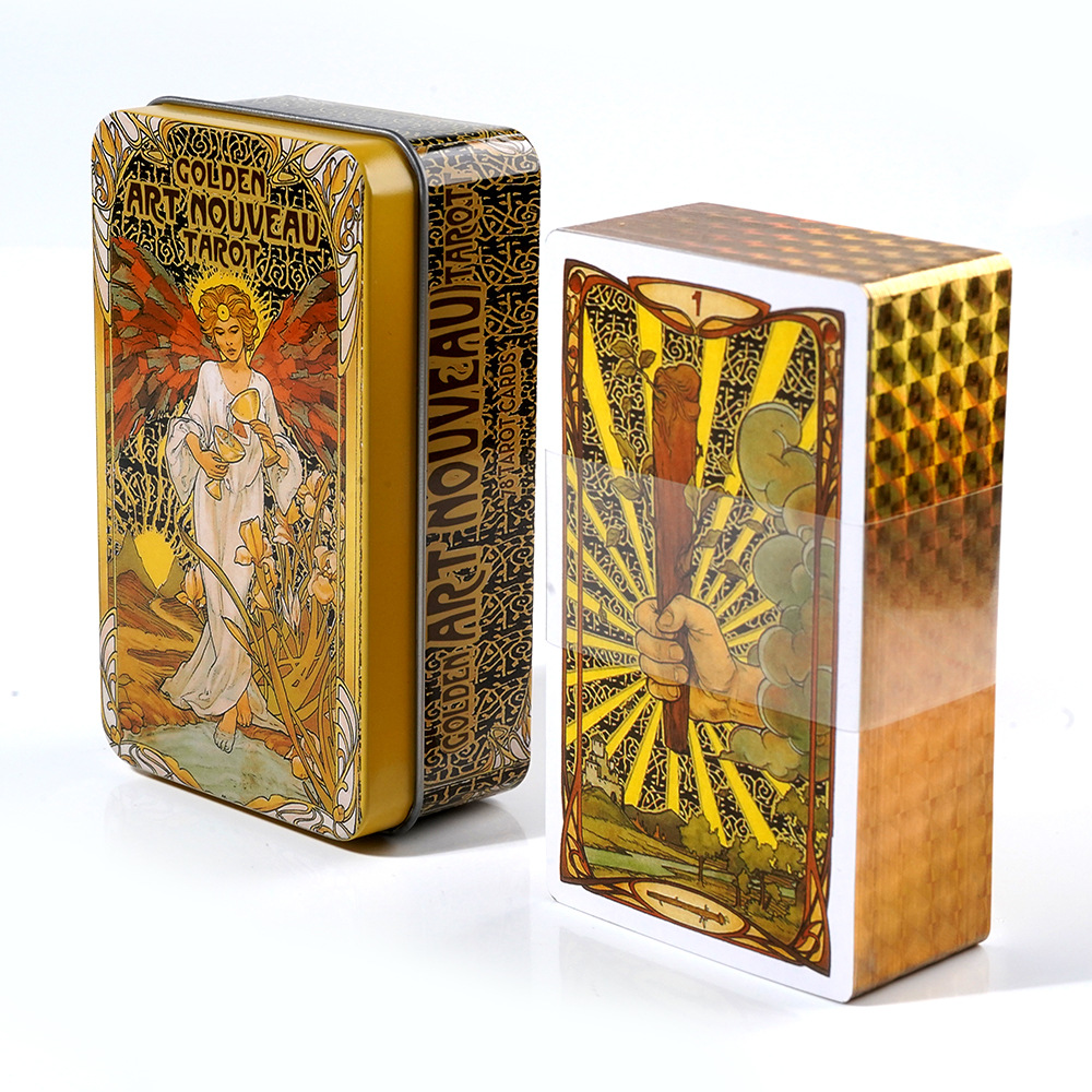 Tarot em caixa de lata com gui - Tarot Deck With Guidebook avaliação e preço