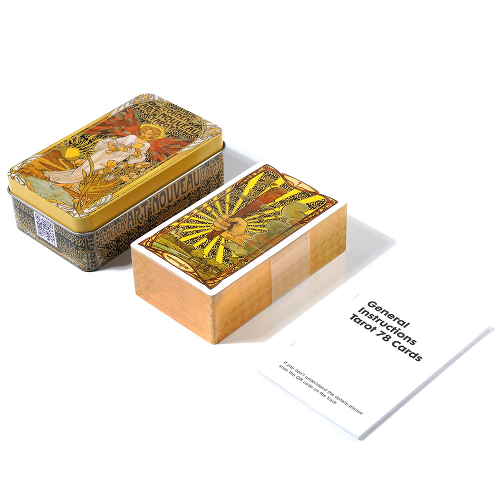 Tarot em caixa de lata com gui - Tarot Deck With Guidebook avaliação e preço