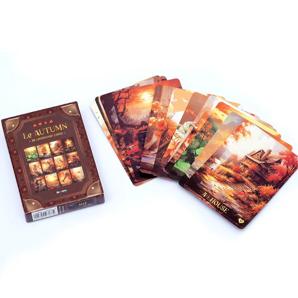 Lenormand tarô baralho le outo - Tarot Deck With Guidebook avaliação e preço