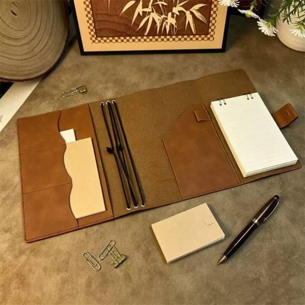 Organizador de caderno recarre - Vintage Leather Journal Notebook avaliação e preço