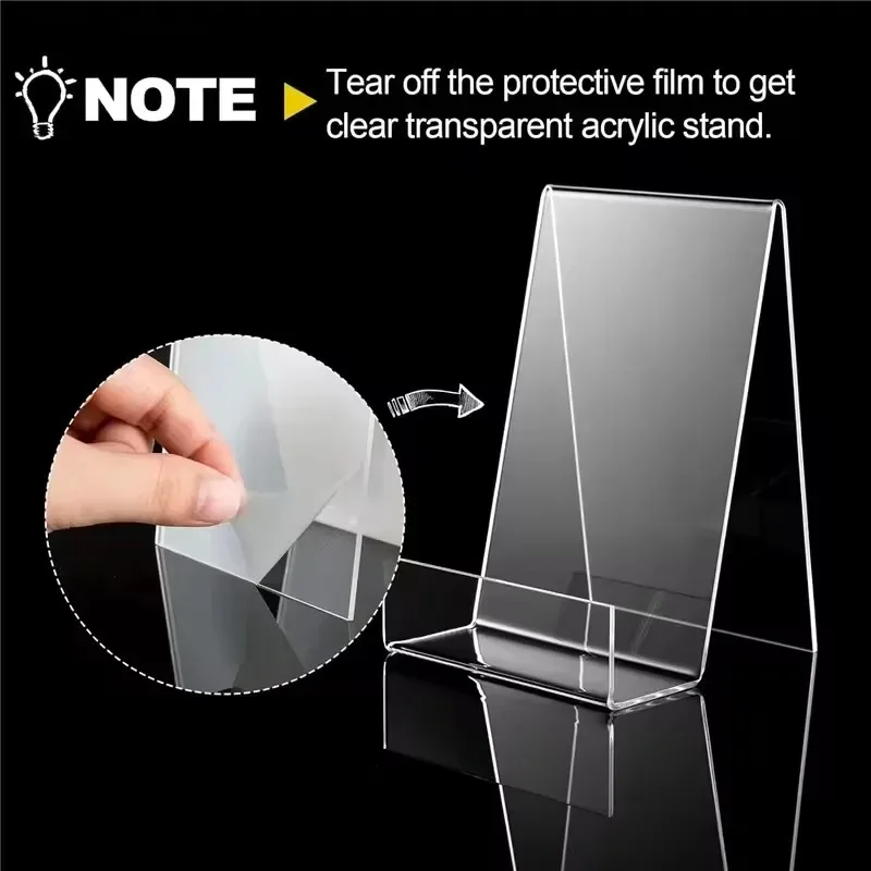 1/2/4 unidades – Suporte trans - Clear Acrylic Book Stand Holder avaliação e preço