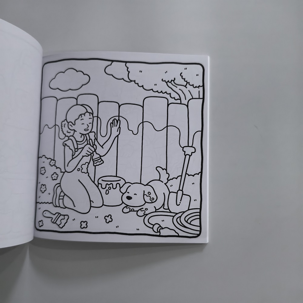 Livro de colorir fofo e confor - Adult Coloring Book Stress Relief avaliação e preço