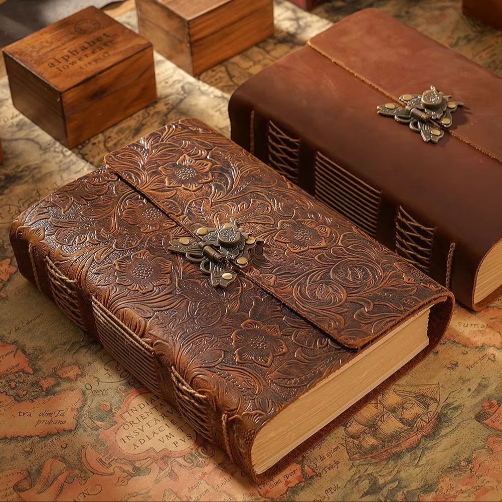 Caderno Vintage Crazy Horse, C - Vintage Leather Journal Notebook avaliação e preço