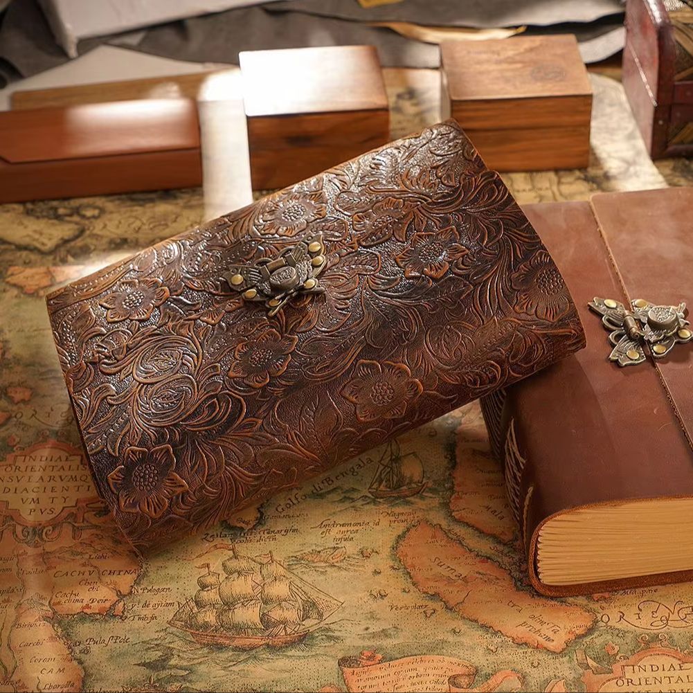 Caderno Vintage Crazy Horse, C - Vintage Leather Journal Notebook avaliação e preço