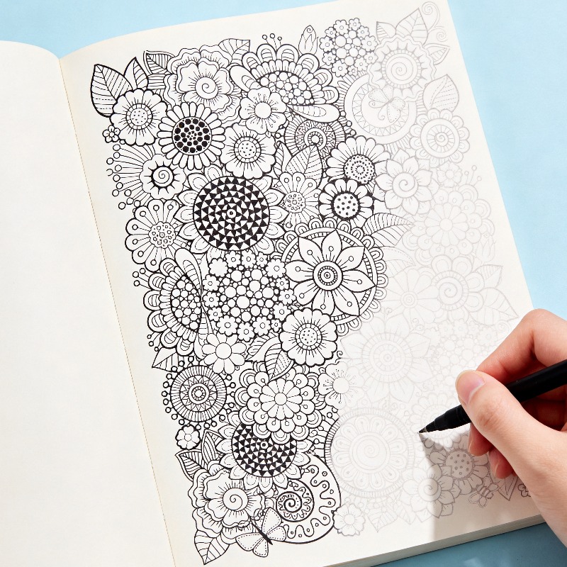 Livro de Graffiti Desenhado à  - Adult Coloring Book Stress Relief avaliação e preço
