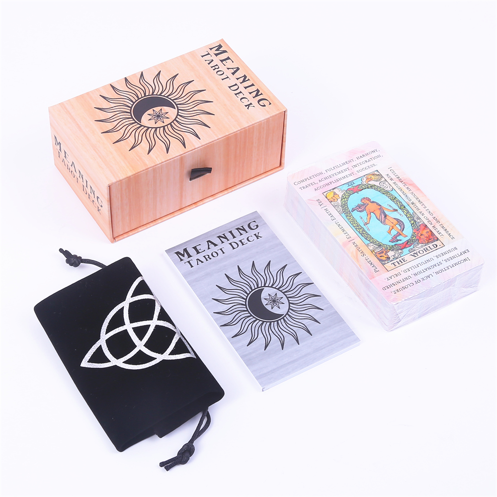 Baralho de tarô significado de - Tarot Deck With Guidebook avaliação e preço