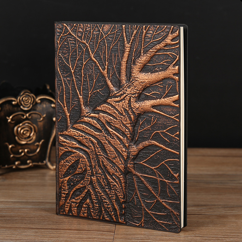 Caderno de Couro PU Vintage Bi - Vintage Leather Journal Notebook avaliação e preço